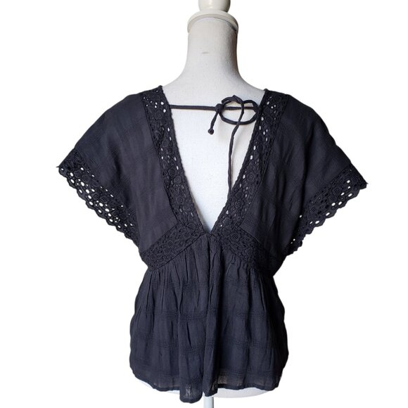 American Eagle Outfitters Women’s Blue Top Size M - Picture 4 of 8